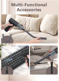 Luttec Handheld car vacuum cleaner, 4-in-1 vacuum cleaner 7500Pa air dust collector, high power 70W,  suitable for cars, homes, offices, pets  - Image 2