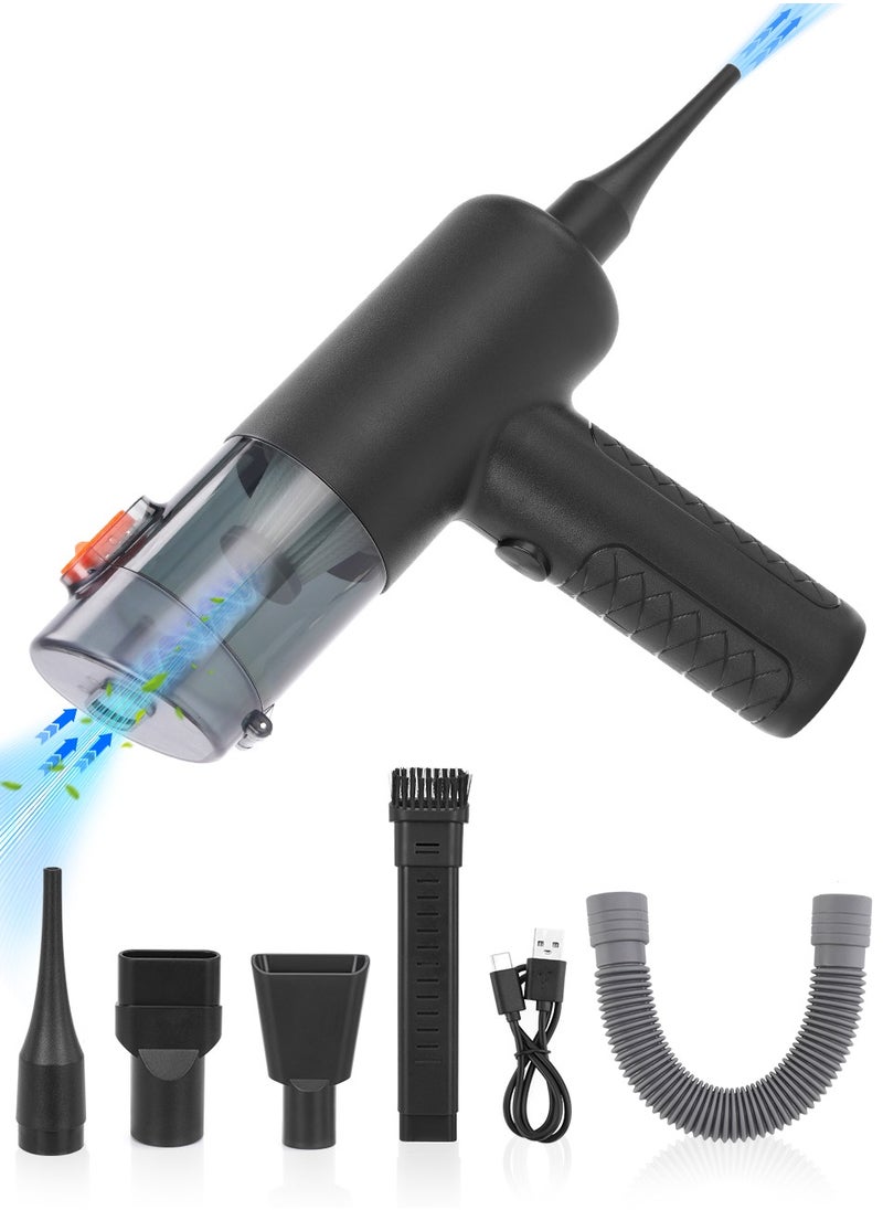 Luttec Handheld car vacuum cleaner, 4-in-1 vacuum cleaner 7500Pa air dust collector, high power 70W,  suitable for cars, homes, offices, pets  - Image 1