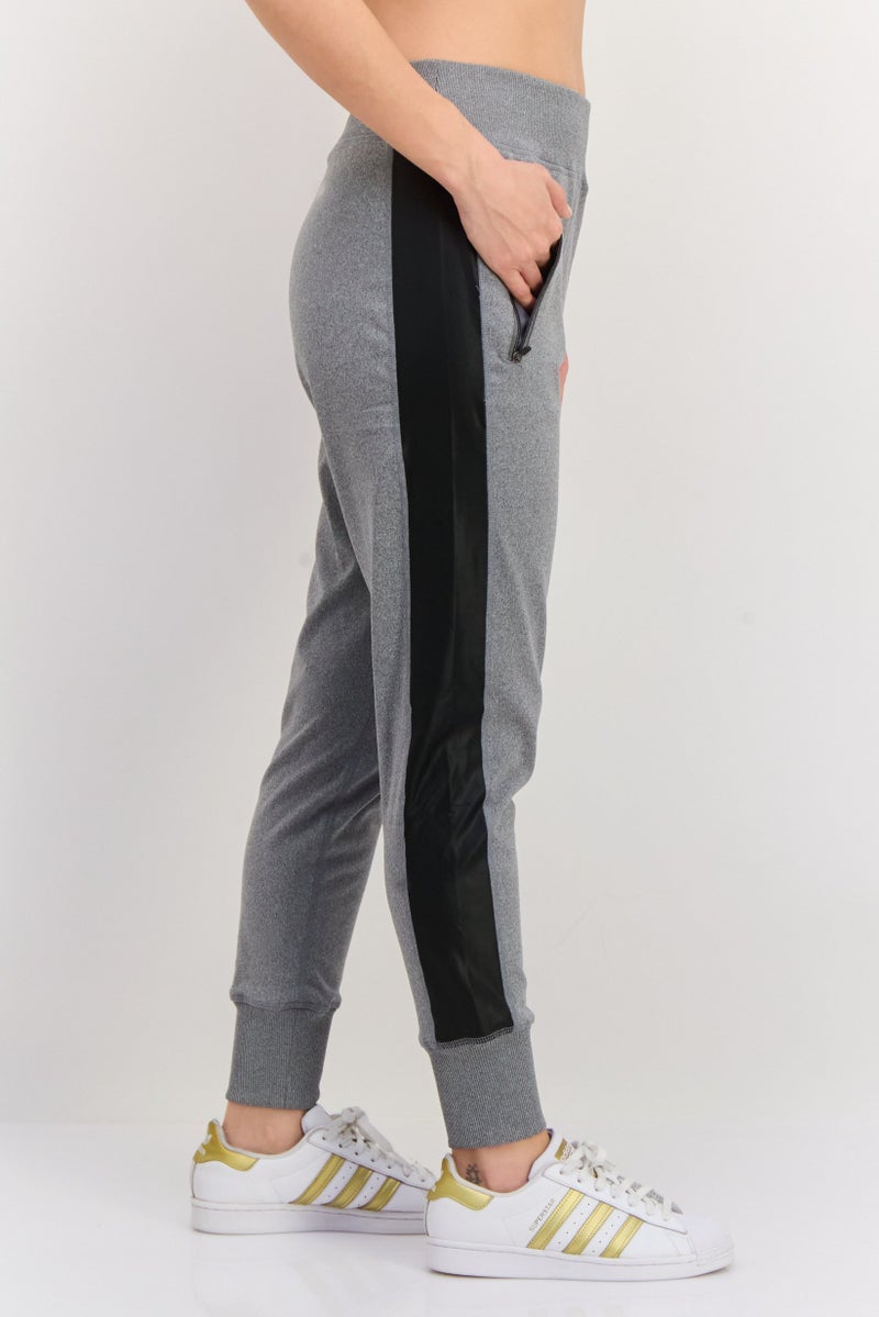 NINE WEST Women Sportswear Fit 28 Inseam Training Sweatpants, Grey - Image 2