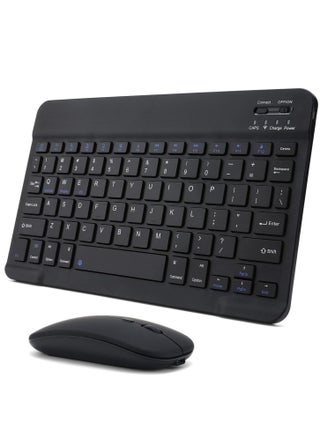 ELTRAZONE Rechargeable Bluetooth Keyboard and Mouse Combo Ultra-Slim Portable Compact Wireless Mouse Keyboard Set for Android Windows Tablet Cell Phone iPhone iPad Pro Air Mini, iPad OS/iOS (Black) - pzsku/Z1FBA7F150F71E863A920Z/45/1744071606/42b4affd-4ee2-4729-be44-bab42dc0e03a