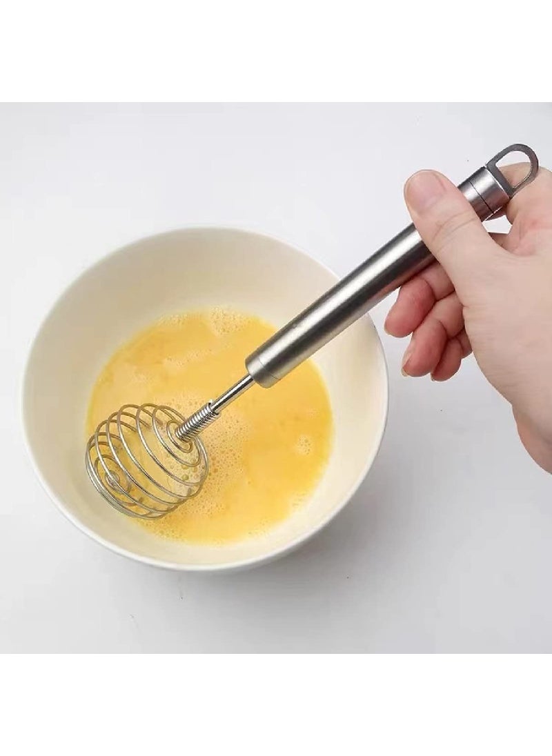 OLWICK - OLWICK 1 PCS Egg Whisk Egg Beater Stainless Steel Balloon Galaxy Spring Whisk Egg Beater Milk Blender for Blending Whisking Beating Stirring - Image 1