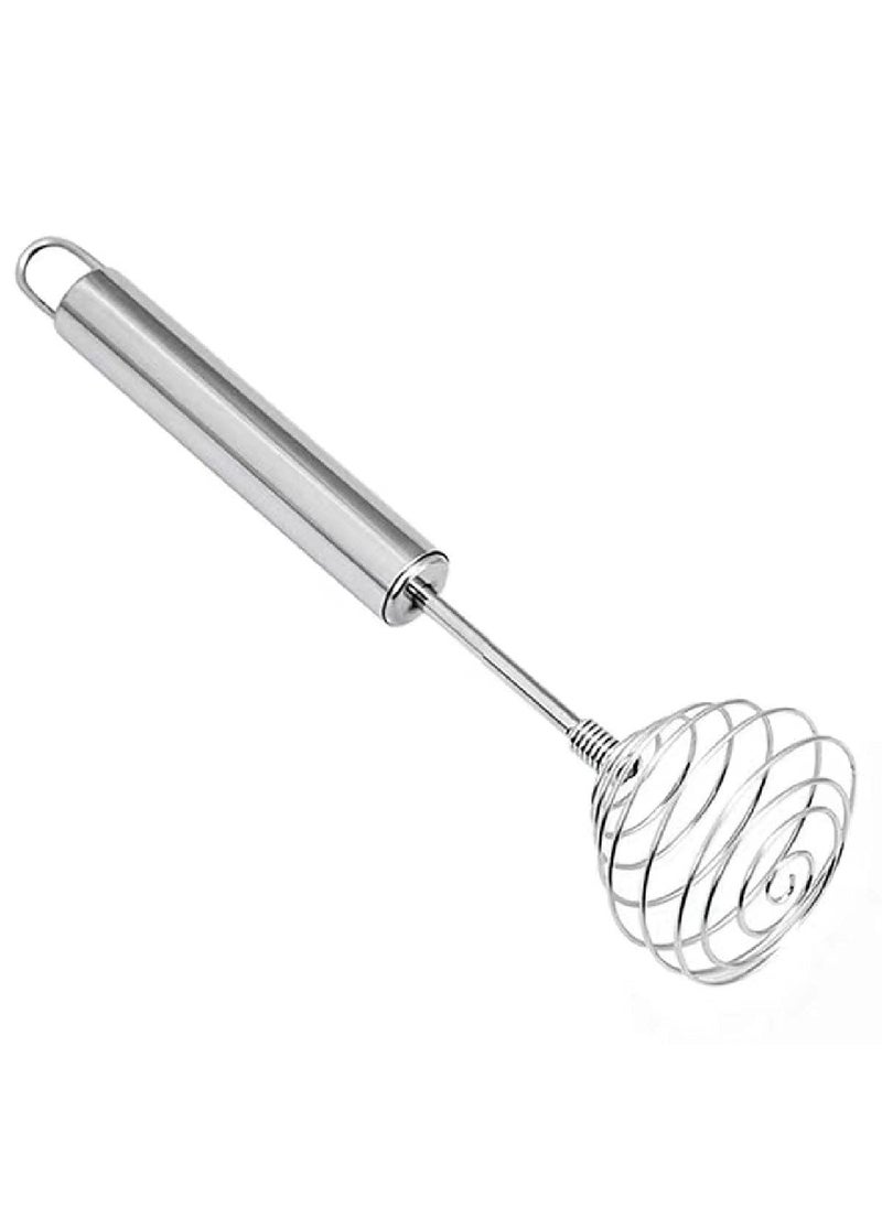 OLWICK - OLWICK 1 PCS Egg Whisk Egg Beater Stainless Steel Balloon Galaxy Spring Whisk Egg Beater Milk Blender for Blending Whisking Beating Stirring - Image 1