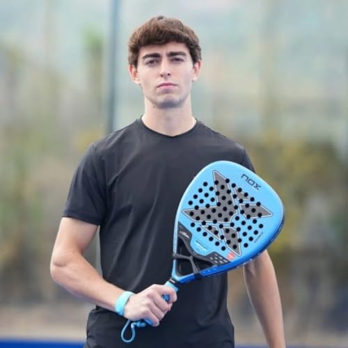NOX Padel Racket EA10 Ventus Attack 12K Xtrem 2026 Edu Alonso Diamond Shape Pala Padel 12K Xtrem Carbon Fiber Face with MLD Black Eva Core EOS Tunnel Agility with Custom Grip Dual Spin Surface - Image 3