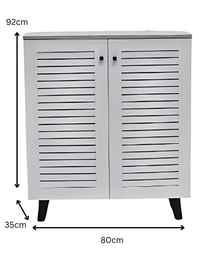 SULSHA Modern Wooden Shoe Cabinet, Shoes Rack With Storage, Shelf Cabinet - Image 2