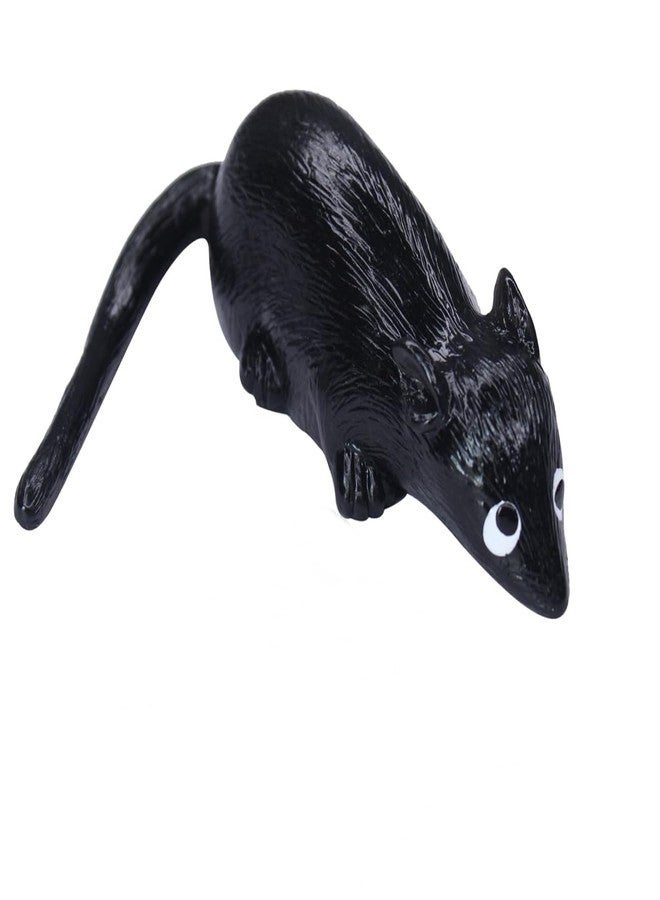 MUREN Super Stretchy Rat Gel Sticky Jelly Mouse Black for Fun Party Games Squishy Prank Toy Activity Safe, Soft & Reusable Gag Toys for Children Boys Girls Flexible Stress Relief Toy Kids & Adults - Image 1