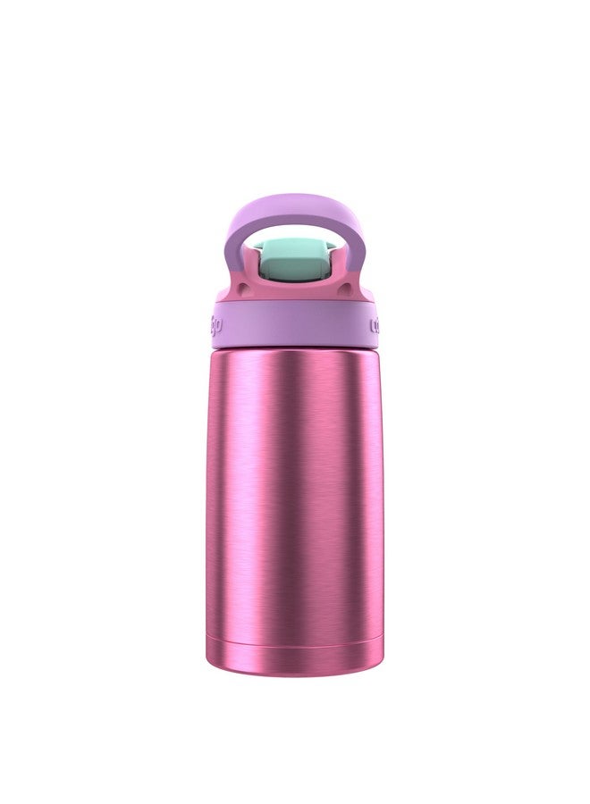 Contigo Autospout Water Bottle With Straw, 13 Oz, Azalea/Pansy - Image 4