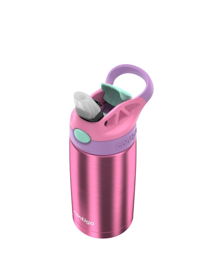 Contigo Autospout Water Bottle With Straw, 13 Oz, Azalea/Pansy - Image 3