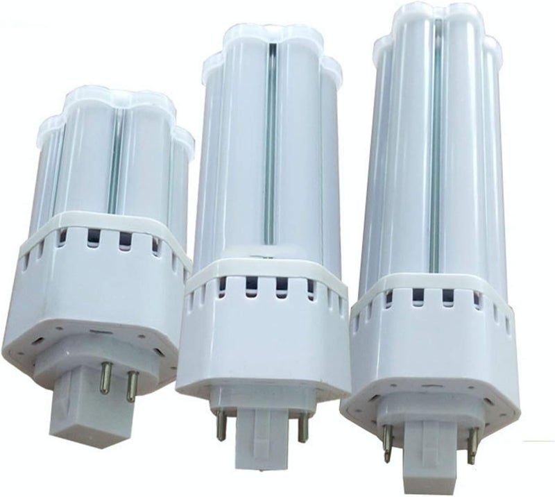 2PCS LED 20W G24 Horizontal Corn Lamp 140 2835 GX24 Transparent Cover Plugging Tube(Cold White) - Image 1