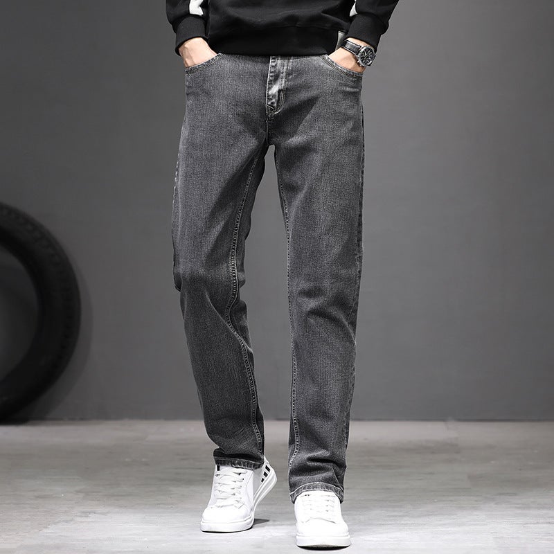 Unisex Classic Denim Jeans Loose Fit Daily Outdoor Wear - Image 4