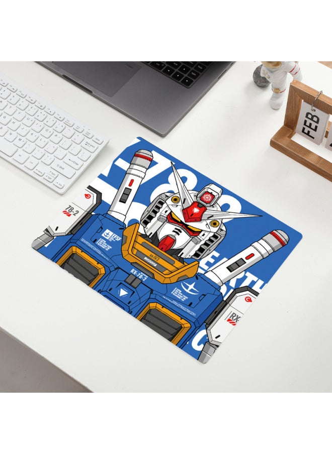 Generic - Gundam Cartoon Mouse Pad Game Mat Small Computer Table Mat Precision Lock Edge Desk Mat Mat-Color:300*250*5mm-Pattern:F-A5-13 - Image 1