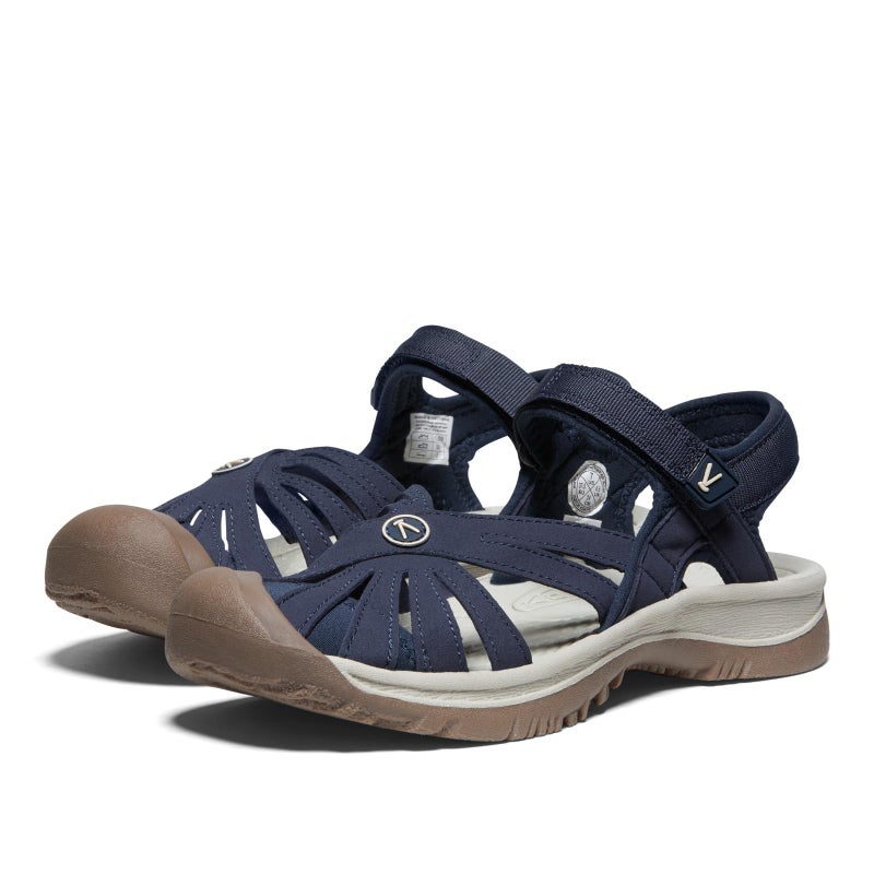 KEEN womens Rose Casual Closed Toe Sandal, Navy/Gum, 6.5 US - Image 4