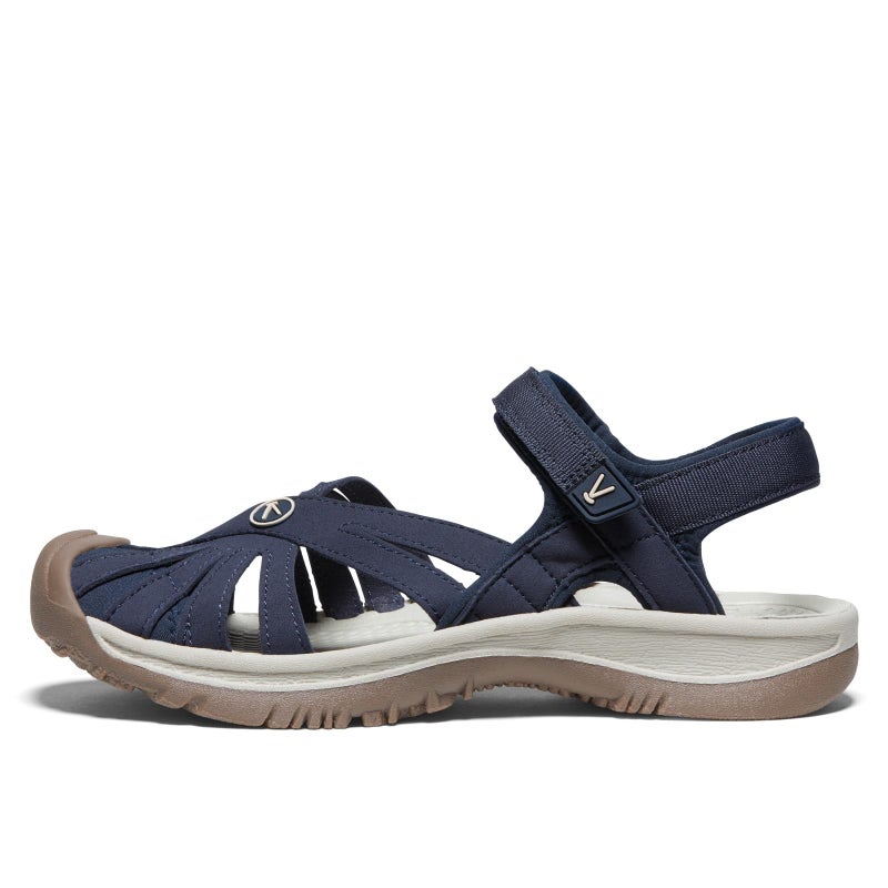 KEEN womens Rose Casual Closed Toe Sandal, Navy/Gum, 6.5 US - Image 3