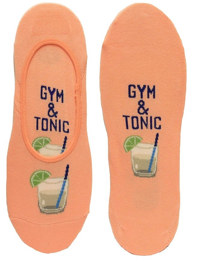 Hot Sox Womens Gym and Tonic Socks, Blush, 1 Pair, Womens Shoe 4-10