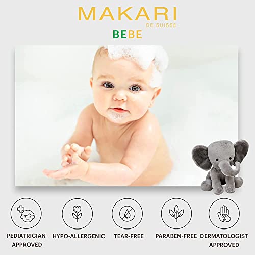 Makari Baby Soap (5.4oz) | Moisturizing Daily Bar Soap for Delicate Skin | Mild Cleansing Children’s Bath Bar With Shea Butter and Non-Irritating Botanical Ingredients | Nourishing and Soothing Soap - Image 3