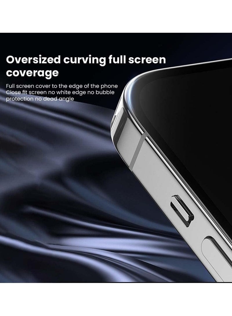AS2 Iphone 14/13/13 Pro HD Anti-Spy Privacy Glass Protector for   6.1″ - 5 Pack Set - Image 4