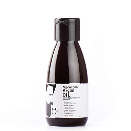 Qraa Men Moroccan Argan Oil with Rosemary Oil, Cold Pressed, 100ml - Image 1