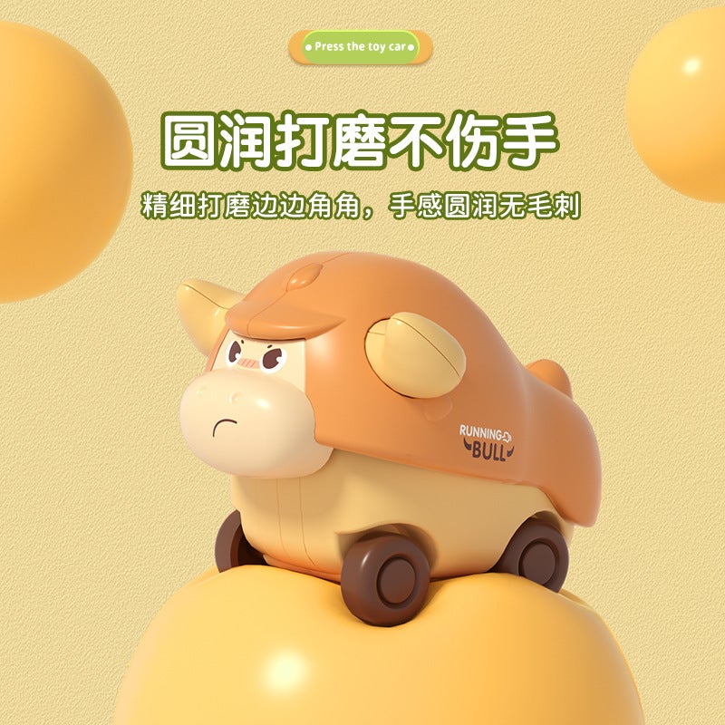 Children'S Cartoon Chick Push Toy Car Kindergarten Toy Street Stall Stall Display 3-6 Years Old Educational Dump Truck Cute And Fun - Image 5