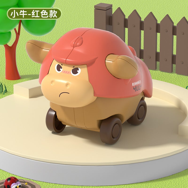 Children'S Cartoon Chick Push Toy Car Kindergarten Toy Street Stall Stall Display 3-6 Years Old Educational Dump Truck Cute And Fun - Image 1