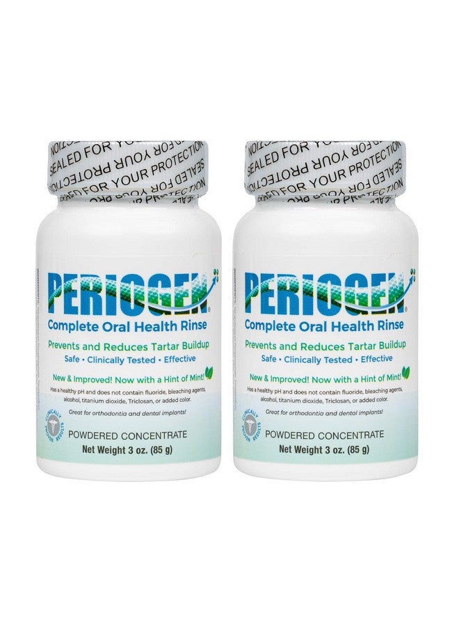 Periogen Oral Rinse (Hint Of Mint) 2 Pk The Only Product In The World Clinically Proven To Reduce Dental Tartar Buidup For Healthier Teeth & Gums - Image 1