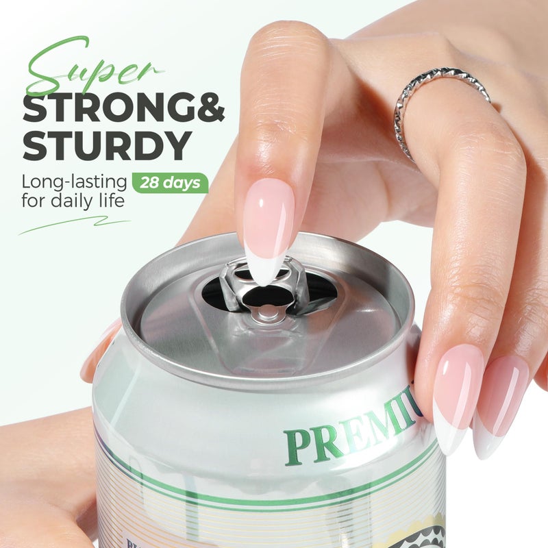 UNA GELLA 5ml Super Strong Gel Nail Glue for Press Ons: No U V Lamp Needed Glue Gel, Travel-Size Nail Adhesive for Press on Nails, Nail Tips&Acrylic Nails-Quick Dry, No Smell, Long-Lasting - Image 3