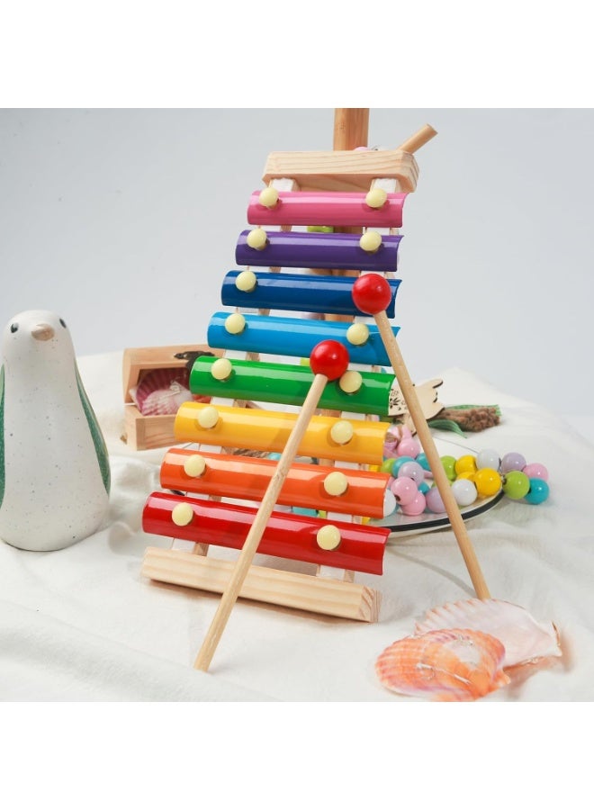 ARGT Xylophone for Kids, Xylophone Musical Toy with Child Safe Mallets Educational Musical Instruments Toy for Toddlers 1-3 - Image 2