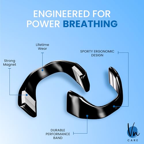 Vn care Magnetic Universal Nasal Strips | Breathing Nasal Strip | Anti Snoring Nose Clip | Skin Safe Sleep Nasal Strips | Nasal Dilators For Breathing | Snore Stopper | Snoring Stopper For Men | Breathing Nasal Strip Starter Kit - Image 2