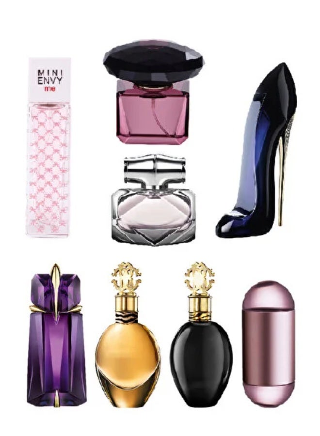 مجموعة 8 حبات عطور نسائية متميزة ميني كولكشن 25 مل