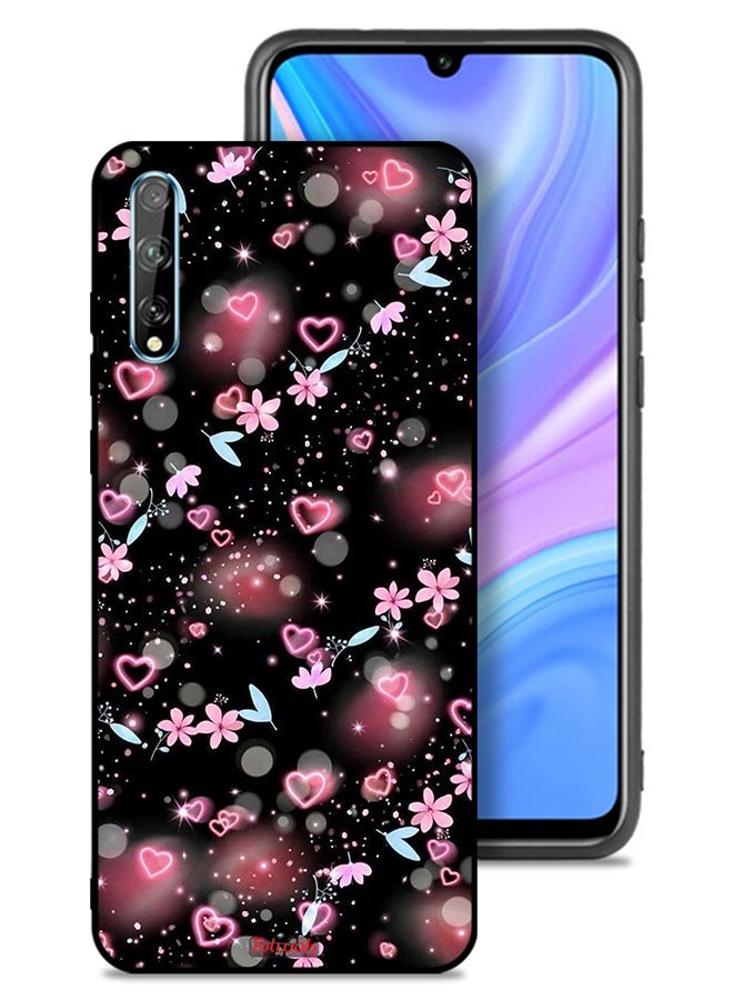 Tolwak Huawei P Smart S Protective Case Cover Small Hearts And Flowers - Image 1