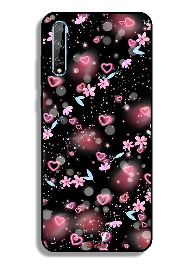 Tolwak Huawei P Smart S Protective Case Cover Small Hearts And Flowers - Image 2