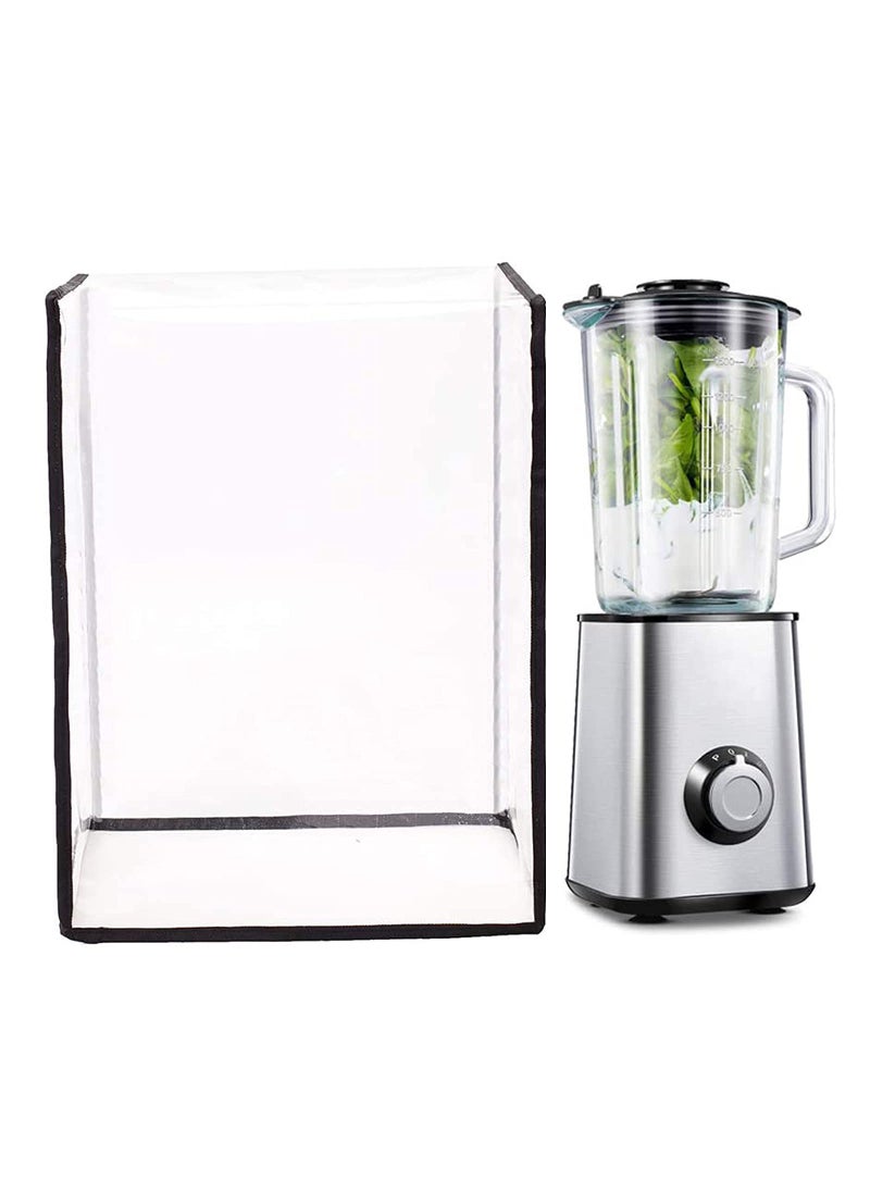 TUYUU Clear Kitchen Blender Dust CoverBlender Covers Compatible with Ninja Foodi BlenderBlender Covers For kitchen Appliance CoversBlender Cover with Accessory PocketJuice Cover Gift For Women 