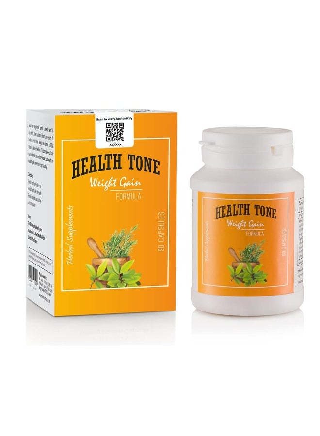 Health Tone Herbal Weight Support Capsules – Natural Blend for Energy & Appetite – 90 Count - Image 1