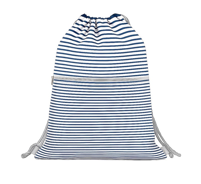 Lify حقيبة ظهر بسحب الحبل مقاومة للماء حقيبة رياضية مع جيب جانبي للرجال والنساء - 1 قطعة - Image 1