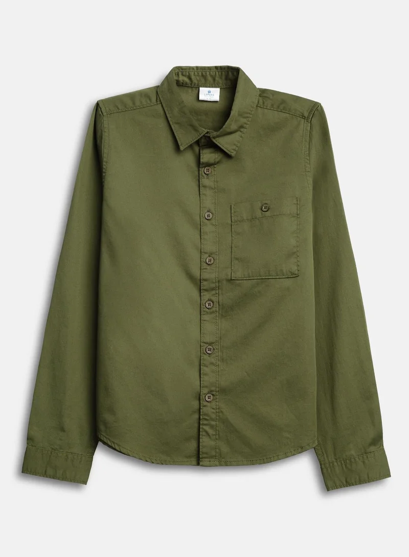 ليل بيكس قميص زيتوني للأولاد