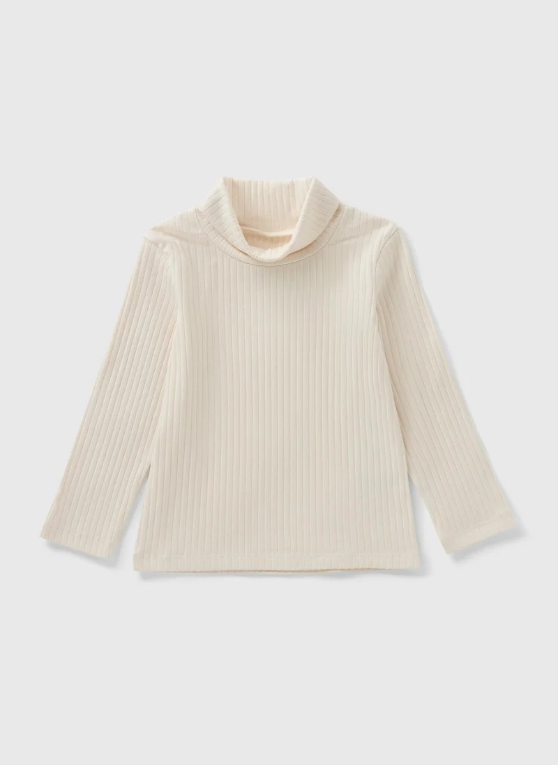 Matalan Girls Ribbed Long Sleeve Top