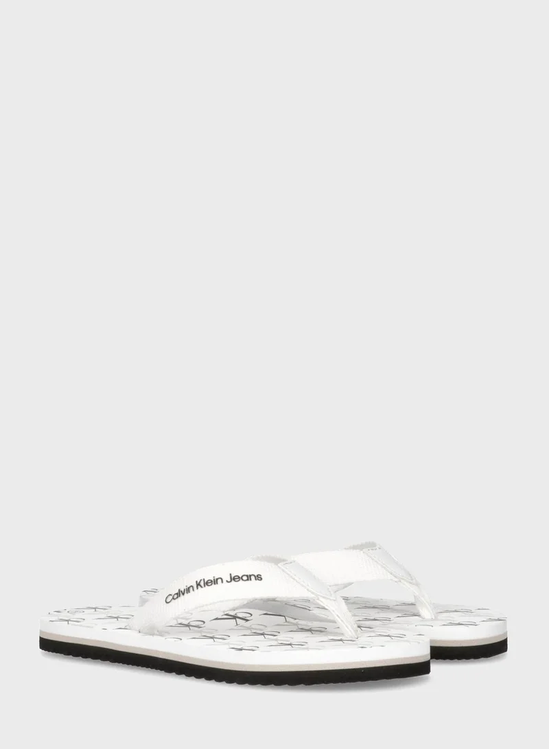 Calvin Klein Jeans Kids Slip On Flip Flop