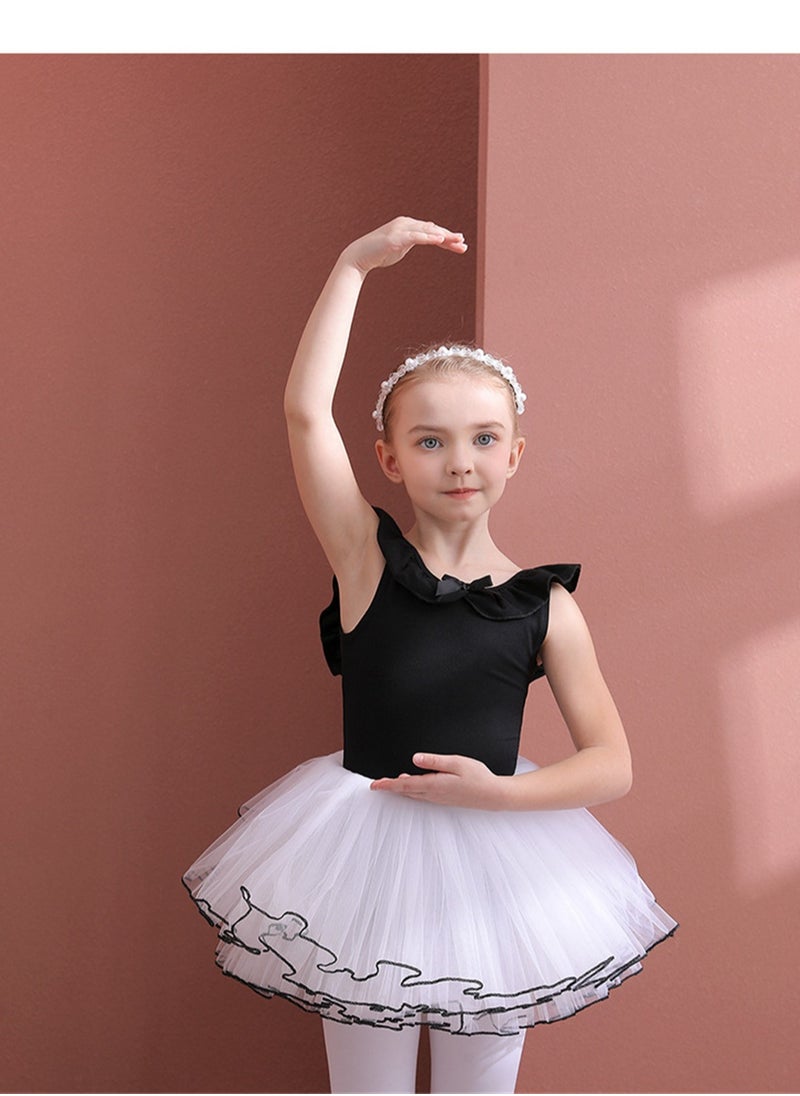 Loquat Ballet Dance Tutu Dress For Girls Black  - Image 1