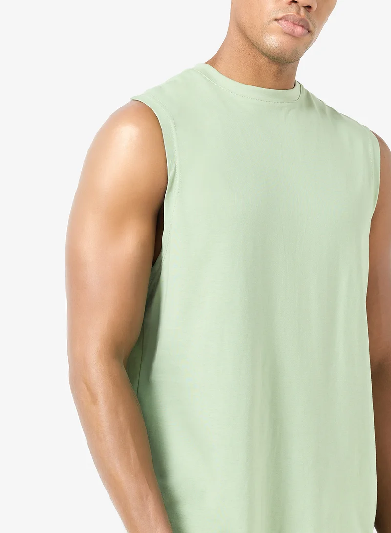 Seventy Five Basics  Oversized Drop Shoulder Vest for Men | Best Price UAE
