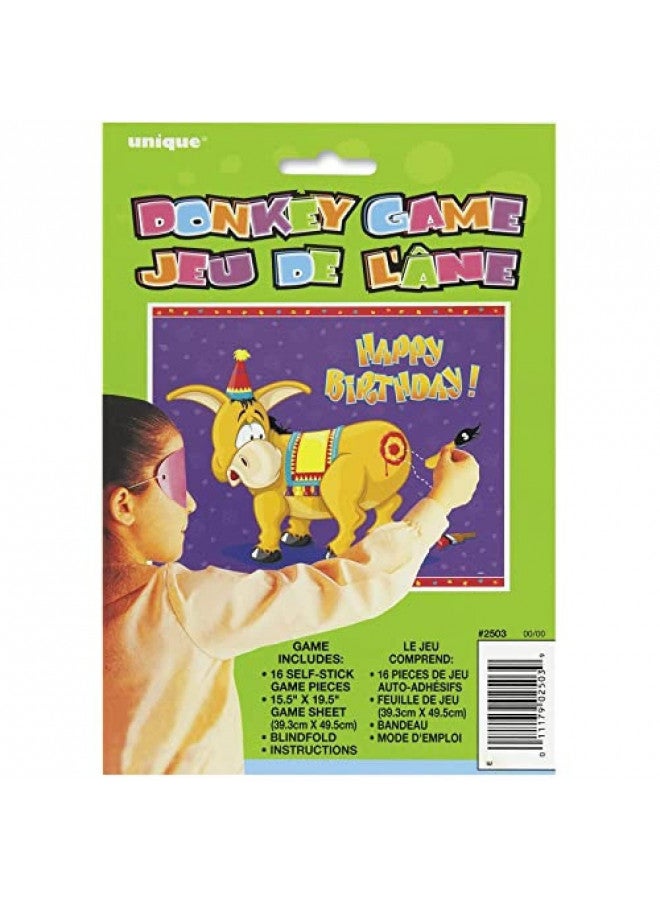 Unique Deluxe Pin the Tail on the Donkey Party Game - (Pack of 12) - Premium Quality Materials - Perfect for Kids and Adults - Image 2