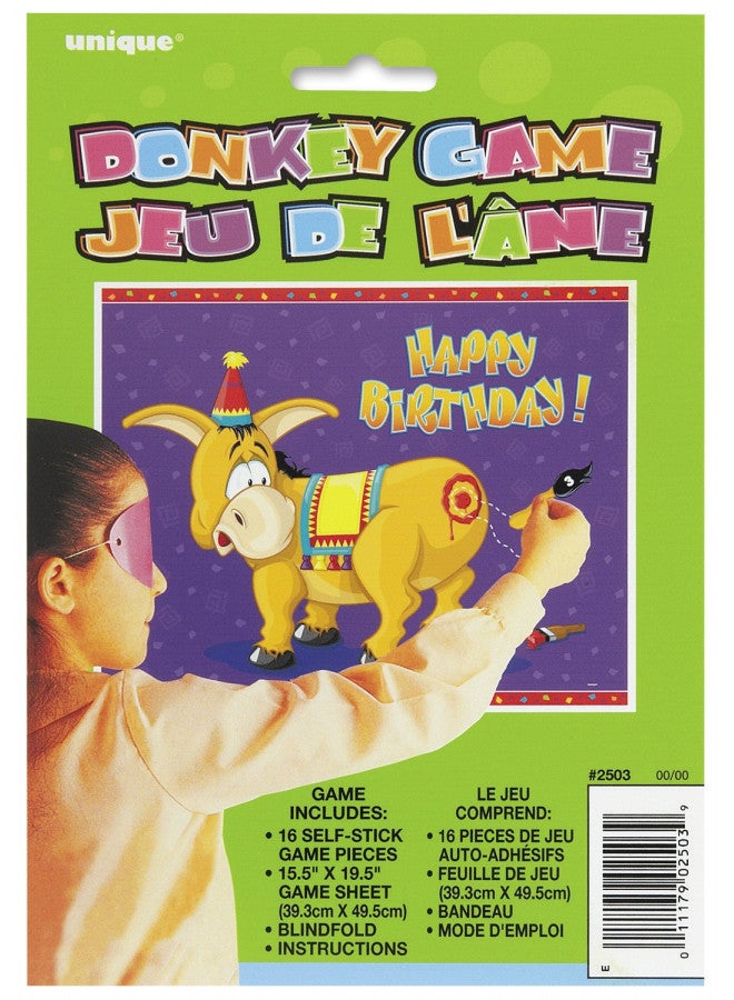 Unique Deluxe Pin the Tail on the Donkey Party Game - (Pack of 12) - Premium Quality Materials - Perfect for Kids and Adults - Image 3