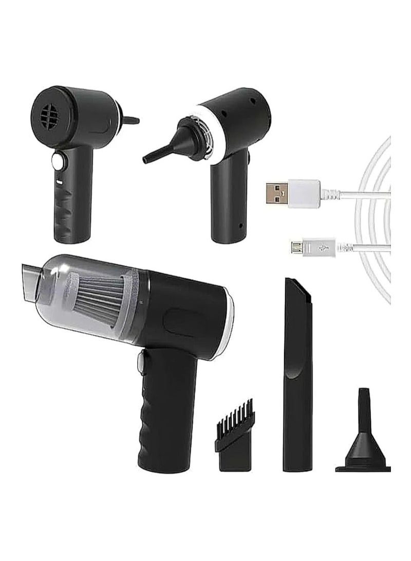 LOWHAT 3 in 1 Mopping Vacuum with Blower Mini Dusts Buster with USB Portable Vacuum Cleaner Dry and Wet, Wireless Vacuum Cleaner for Home Pet & Office Vehicle Interior Cleaner - Image 1