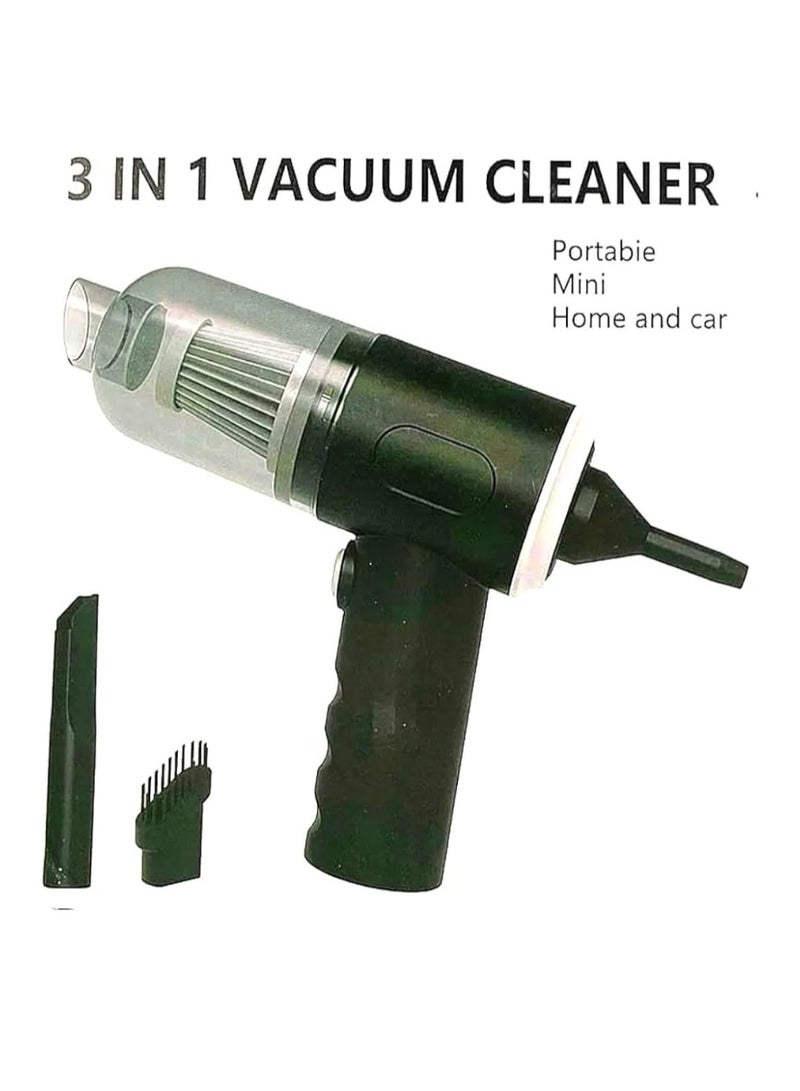 LOWHAT 3 in 1 Mopping Vacuum with Blower Mini Dusts Buster with USB Portable Vacuum Cleaner Dry and Wet, Wireless Vacuum Cleaner for Home Pet & Office Vehicle Interior Cleaner - Image 4