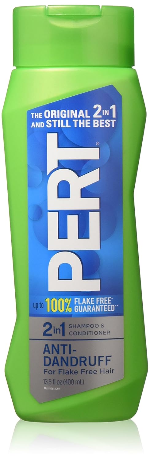 Pert Plus 2 in 1 Shampoo and Conditioner Dandruff Control 135 Ounces Pack of 2