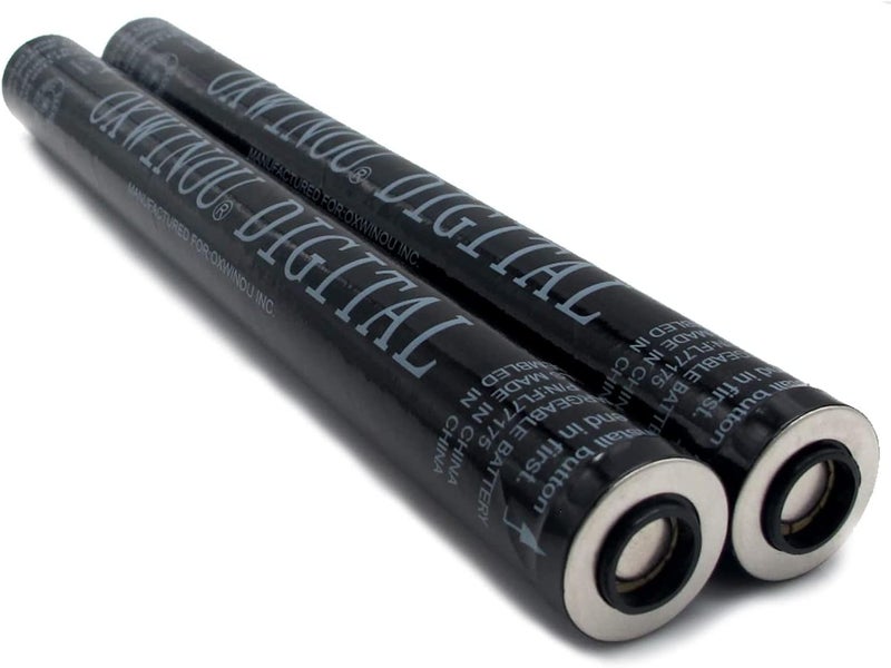 OXWINOU بطارية رقمية FL77175 (أطول من 75175) متوافقة مع Streamlight SL-20XLED SL-20XP-LED، UltraStinger، Superstinger، SL20L، SL-20LP Ni-CD 6V 1800mAh بطاريات مصابيح يد (عبوة 2) - Image 1