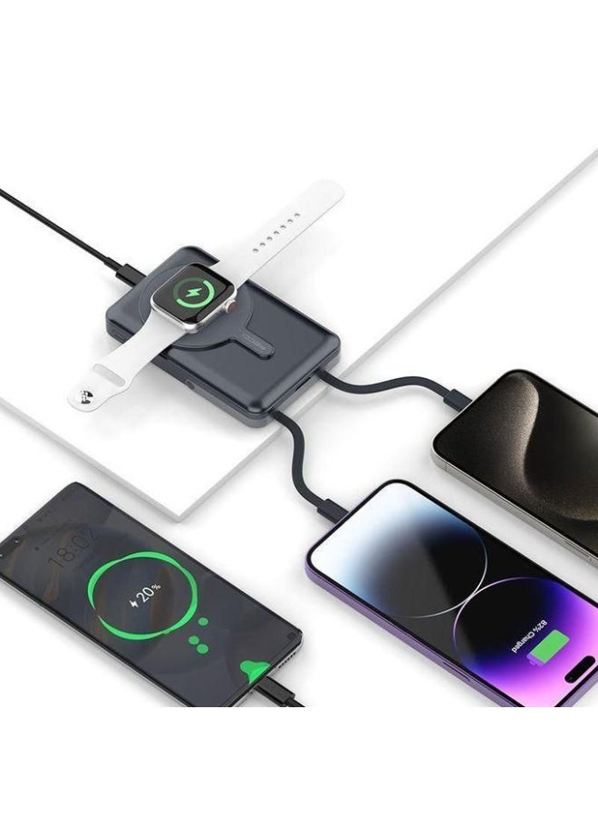 Recci Fast Charging 15W PD 20W Power Bank 10000 mAh RPB-W27 - Black - Image 4