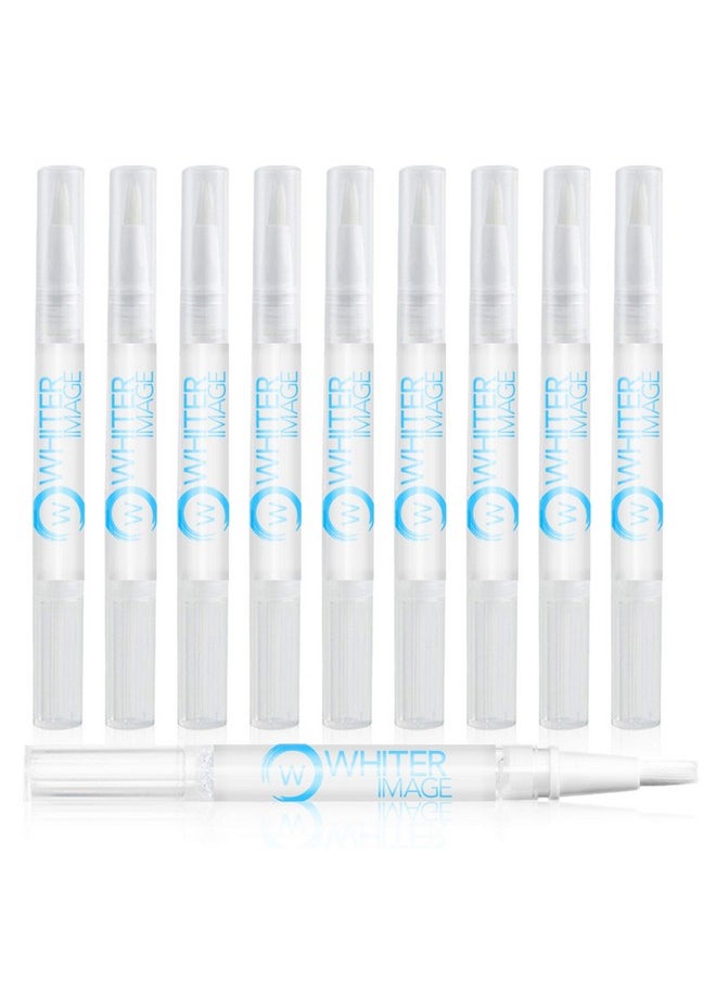 Whiter Image - Mini Togo Teeth Whitening Pen 10 Pack Erases Teeth Stains And Strengthens Enamel Restorative Serum Gel That Reverses Enamel Damage From Bleaching On The Go For Up To 150 Applications - Image 1