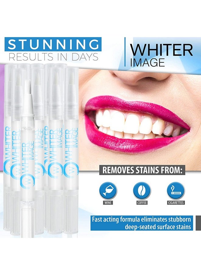 Whiter Image - Mini Togo Teeth Whitening Pen 10 Pack Erases Teeth Stains And Strengthens Enamel Restorative Serum Gel That Reverses Enamel Damage From Bleaching On The Go For Up To 150 Applications - Image 1