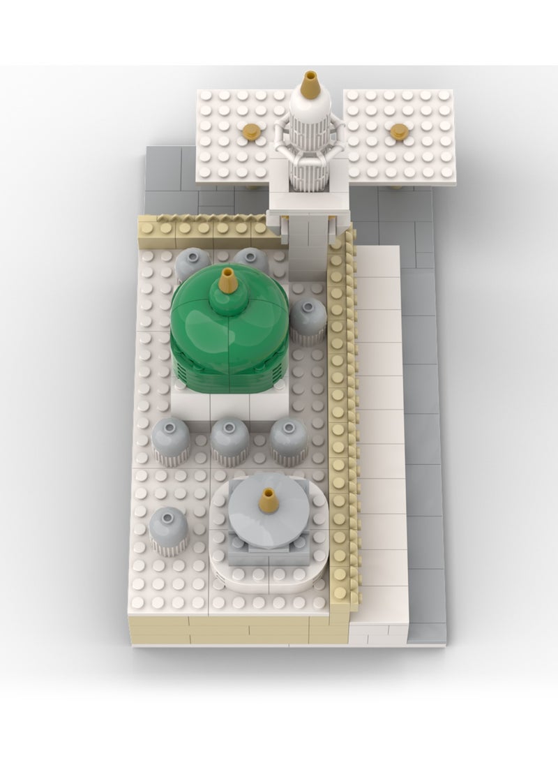 Muslim Blocks - MUSLIM BLOCKS Cubic Al Masjid An Nabawi 3D Puzzle - Islamic Building Blocks Set, Masjid Nabawi Model, Muslim Blocks, Great Mosque of Madina Mosque - Image 1
