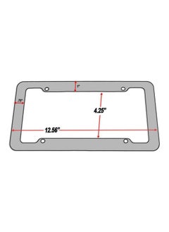 NIBEMINENT 2-Piece License Plate Frame With Screw Kits  - Image 4