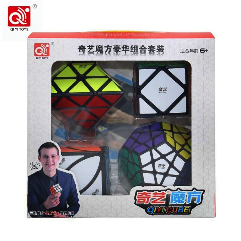 [Full Set Of 70] Genuine Qiyi Rubik'S Cube Second-Order Third-Order Fourth-Order Fifth-Order Sixth-Order Special-Shaped Rubik'S Cube Set - Image 1