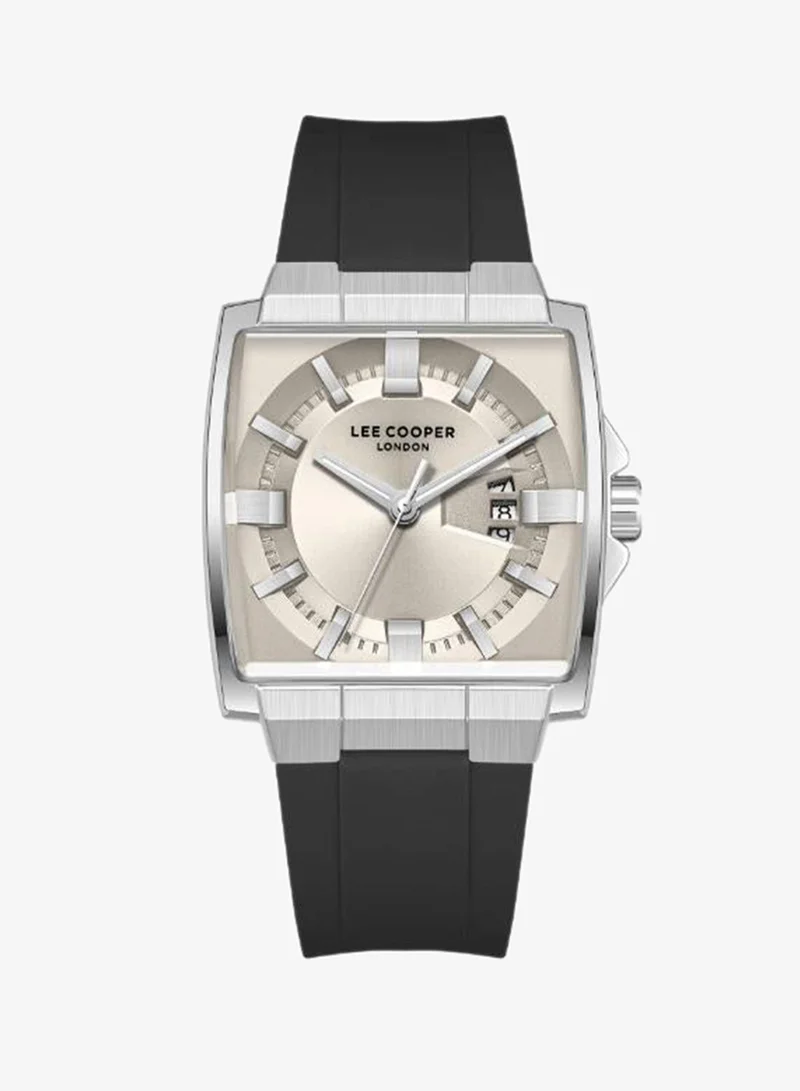 لي كوبر Men's Silicone DATE Watch LC08349.361 - 38X47 mm
